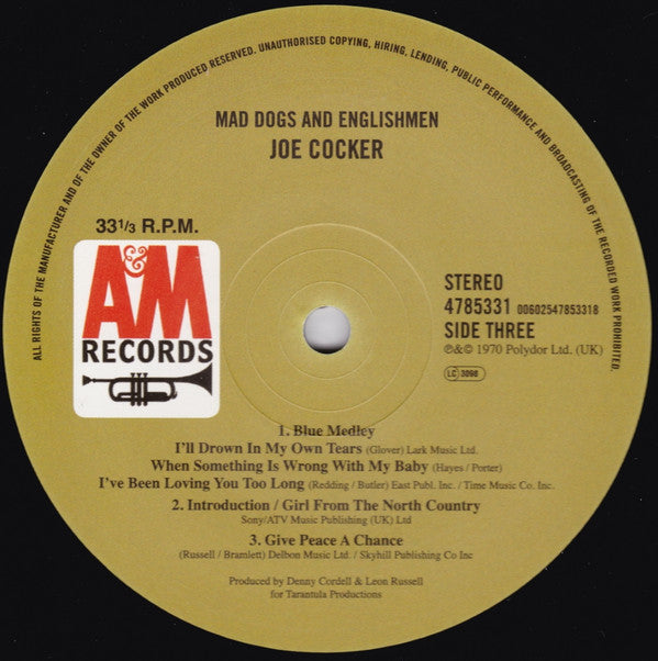 Joe Cocker : Mad Dogs & Englishmen (2xLP, RE, 180)