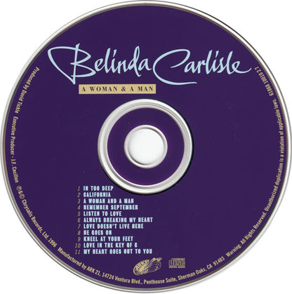 Belinda Carlisle : A Woman & A Man (CD, Album)