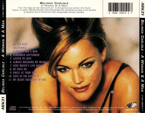 Belinda Carlisle : A Woman & A Man (CD, Album)