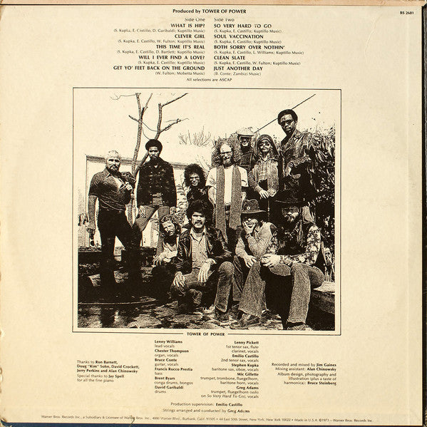 Tower Of Power : Tower Of Power (LP, Album, RP, Ter)