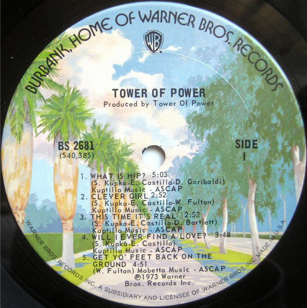 Tower Of Power : Tower Of Power (LP, Album, RP, Ter)