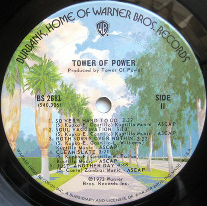 Tower Of Power : Tower Of Power (LP, Album, RP, Ter)