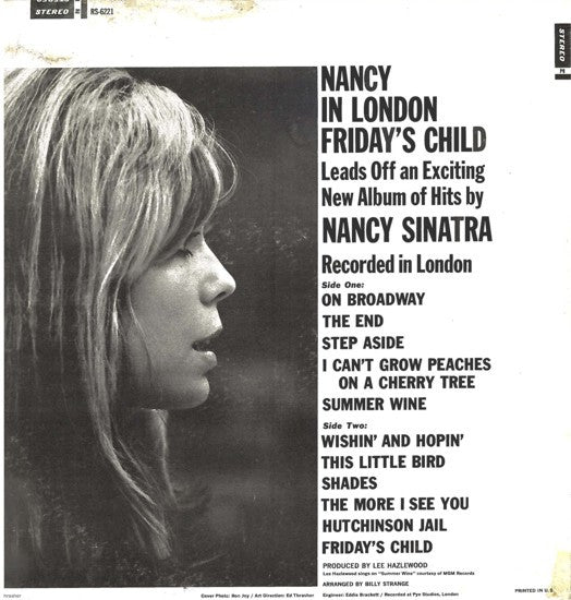 Nancy Sinatra : Nancy In London (LP, Album, Ter)