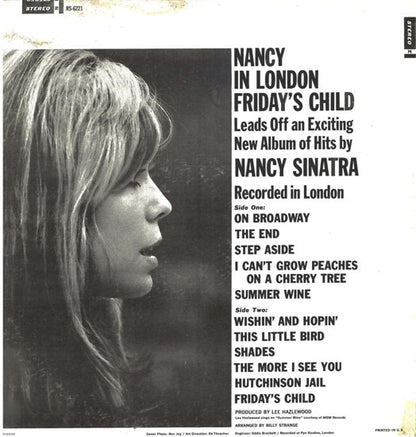 Nancy Sinatra : Nancy In London (LP, Album, Ter)