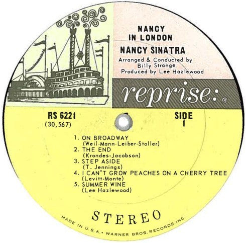Nancy Sinatra : Nancy In London (LP, Album, Ter)