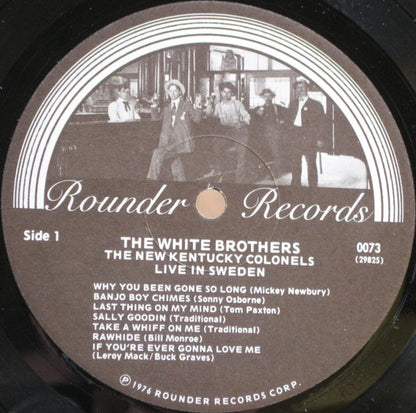 The White Brothers (2) : The New Kentucky Colonels - Live In Sweden (LP, Album)