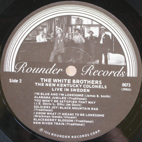 The White Brothers (2) : The New Kentucky Colonels - Live In Sweden (LP, Album)