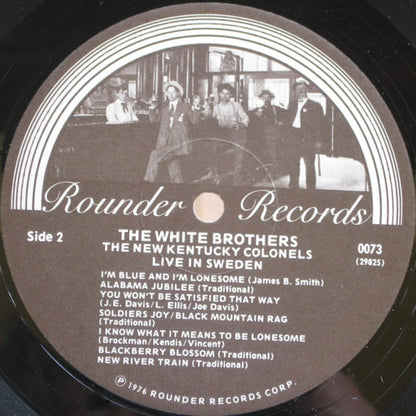 The White Brothers (2) : The New Kentucky Colonels - Live In Sweden (LP, Album)