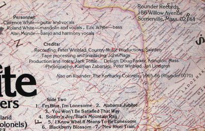 The White Brothers (2) : The New Kentucky Colonels - Live In Sweden (LP, Album)
