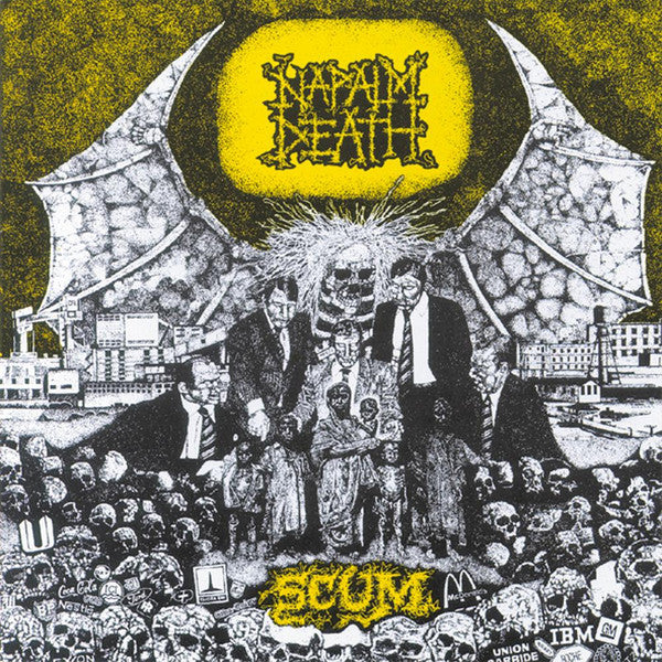 Napalm Death : Scum (LP, Album, RE, RM)