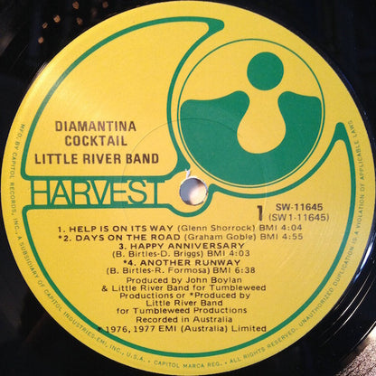 Little River Band : Diamantina Cocktail (LP, Album, Los)