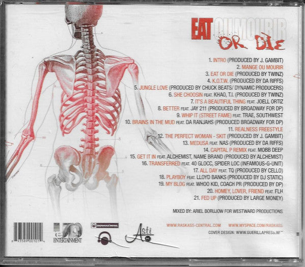 Ras Kass : Eat Or Die (CD, Album)