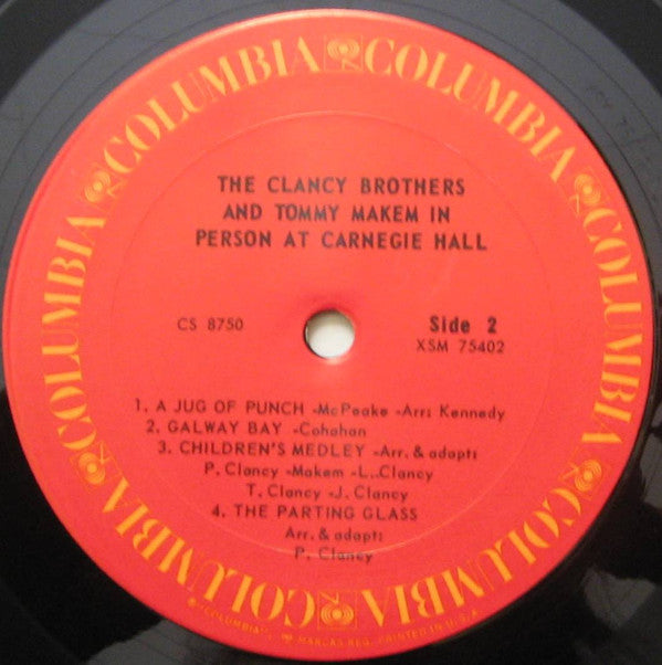The Clancy Brothers & Tommy Makem : In Person At Carnegie Hall (LP, Album, RE)