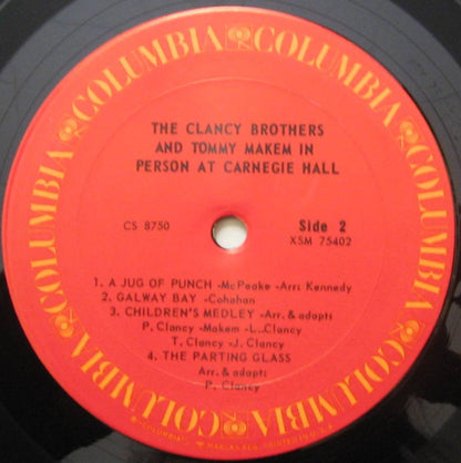 The Clancy Brothers & Tommy Makem : In Person At Carnegie Hall (LP, Album, RE)