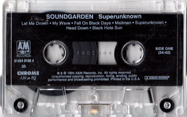 Soundgarden : Superunknown (Cass, Album, ooo)