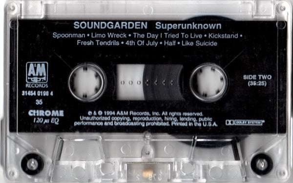 Soundgarden : Superunknown (Cass, Album, ooo)