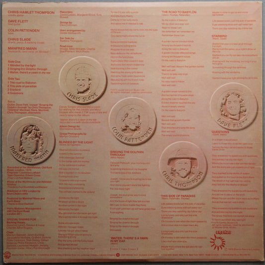 Manfred Mann's Earth Band : The Roaring Silence (LP, Album, Win)