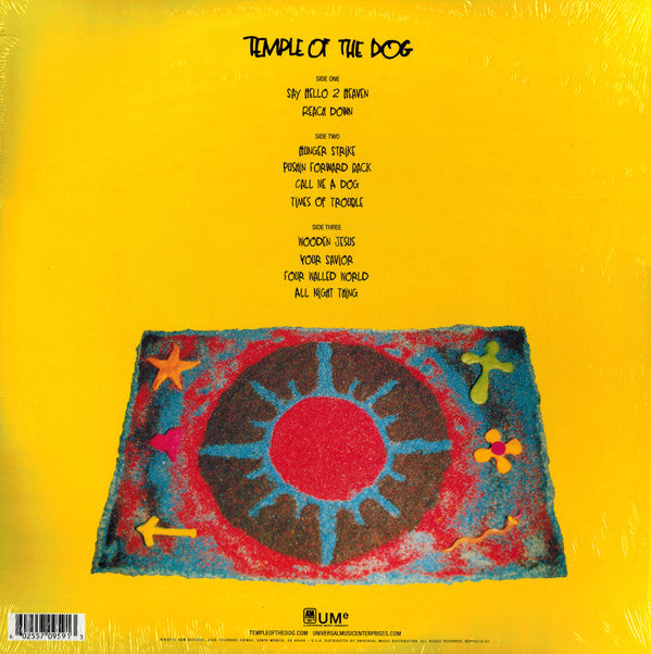 Temple Of The Dog : Temple Of The Dog (LP + LP, S/Sided, Etch + Album, RE, RM, 180)