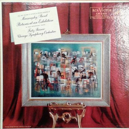Moussorgsky* / Ravel* - Fritz Reiner, Chicago Symphony Orchestra : Pictures At An Exhibition (LP, Mono, Plu)