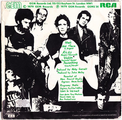 U.K. Subs* : She's Not There (7", EP, Pus)