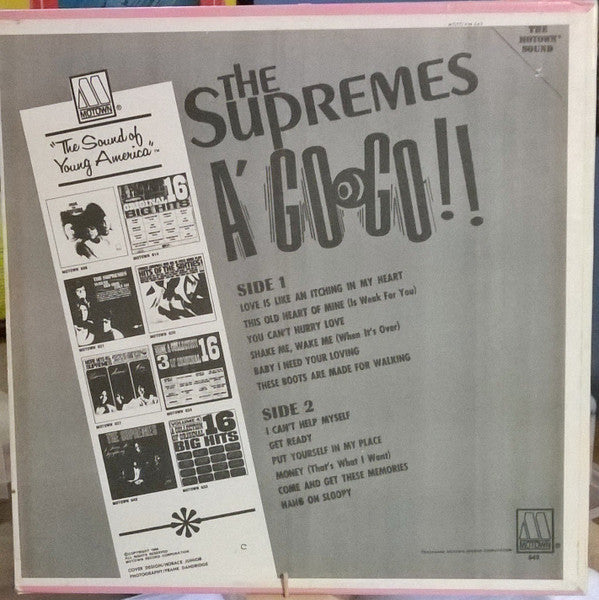 The Supremes : A' Go-Go (LP, Album)