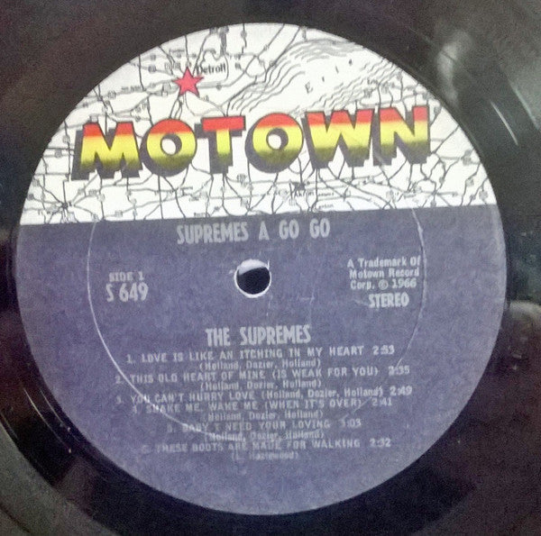 The Supremes : A' Go-Go (LP, Album)