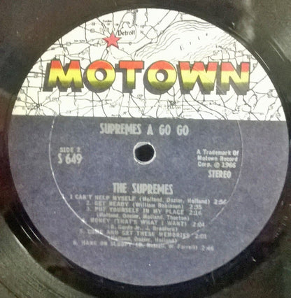 The Supremes : A' Go-Go (LP, Album)