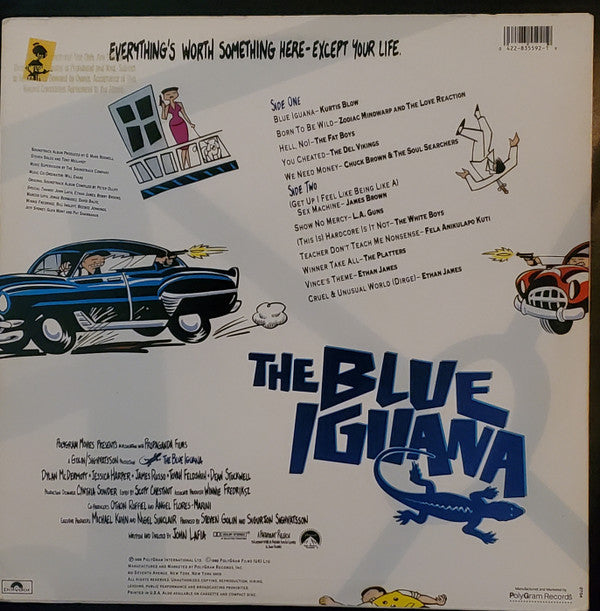 Various : The Blue Iguana  (Original Motion Picture Soundtrack) (LP, Album, Comp, Promo)