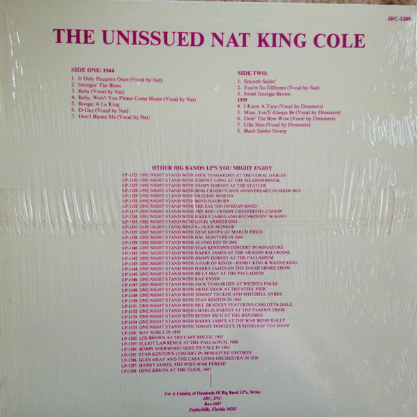 Nat King Cole : The Unissued Nat King Cole (LP, Comp)