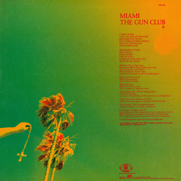 The Gun Club : Miami (LP, Album, RE, Hub)