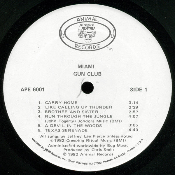 The Gun Club : Miami (LP, Album, RE, Hub)
