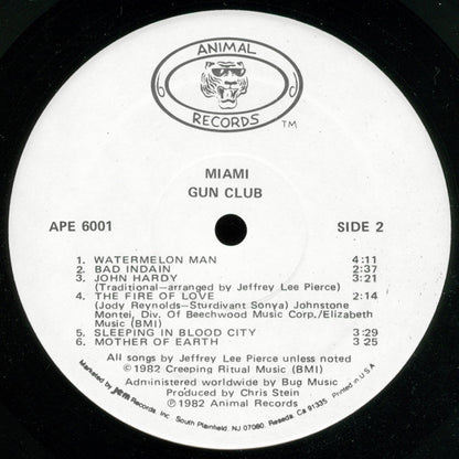 The Gun Club : Miami (LP, Album, RE, Hub)