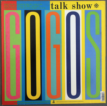 Go-Go's : Talk Show (LP, Album, EMW)