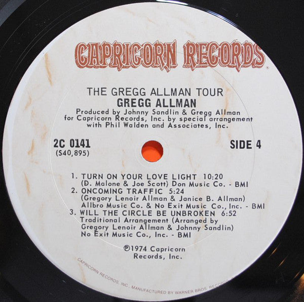 Gregg Allman With Cowboy (6) / Boyer* & Talton* : The Gregg Allman Tour  (2xLP, Album, Pit)
