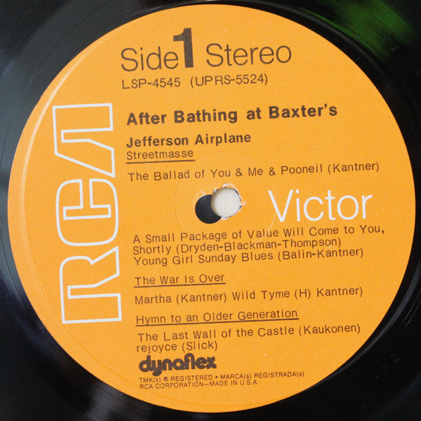 Jefferson Airplane : After Bathing At Baxter's (LP, Album, RE, Roc)