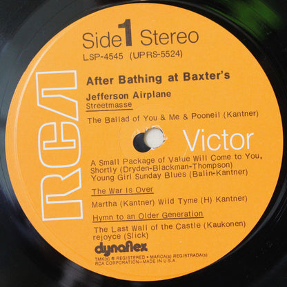 Jefferson Airplane : After Bathing At Baxter's (LP, Album, RE, Roc)