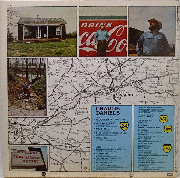Charlie Daniels : Charlie Daniels (LP, Album, RE)