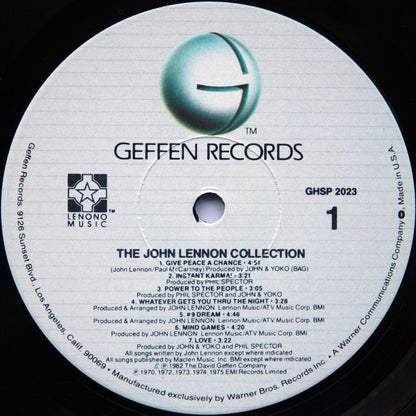 John Lennon : The John Lennon Collection (LP, Album, Comp, All)