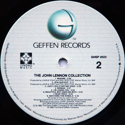 John Lennon : The John Lennon Collection (LP, Album, Comp, All)