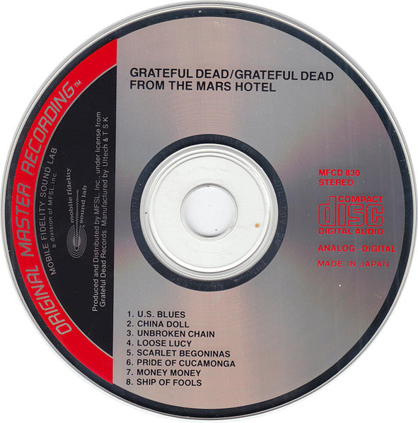 Grateful Dead* : From The Mars Hotel (CD, Album, RE, RM, Mfd)