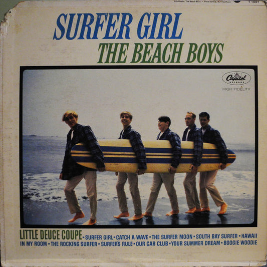 The Beach Boys : Surfer Girl (LP, Album, Mono, Scr)