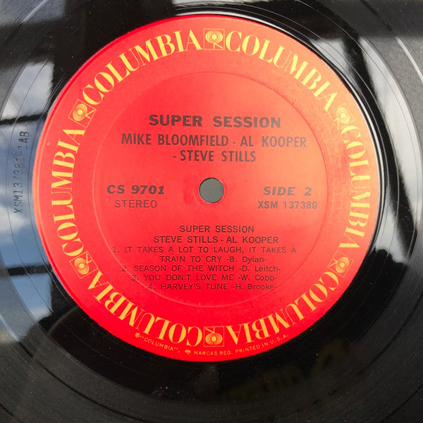 Mike Bloomfield / Al Kooper / Steve Stills* : Super Session (LP, Album, RE)