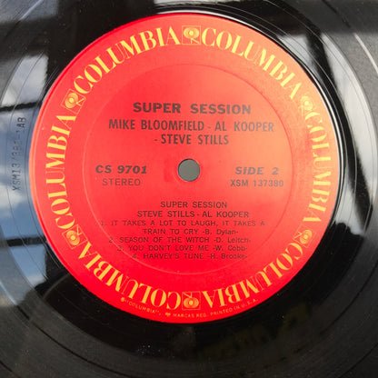 Mike Bloomfield / Al Kooper / Steve Stills* : Super Session (LP, Album, RE)