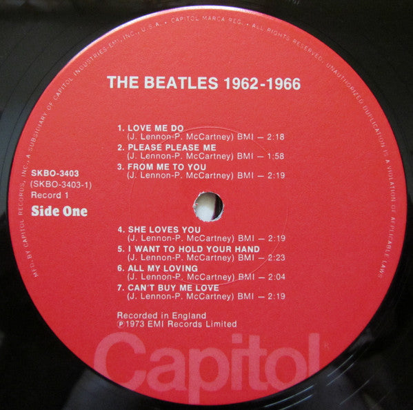 The Beatles : 1962-1966 (2xLP, Comp, RE, Win)