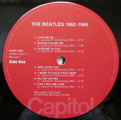 The Beatles : 1962-1966 (2xLP, Comp, RE, Win)