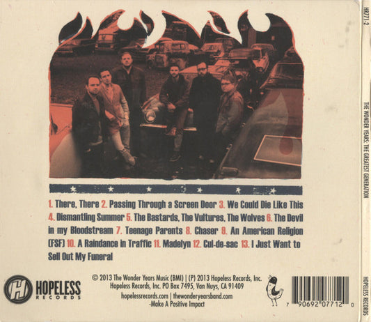 The Wonder Years : The Greatest Generation  (CD, Album)