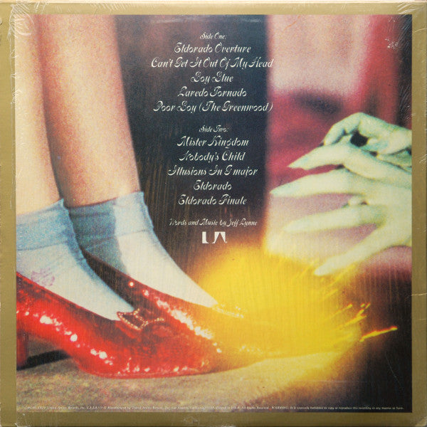 Electric Light Orchestra : Eldorado - A Symphony By The Electric Light Orchestra  (LP, Album, All)
