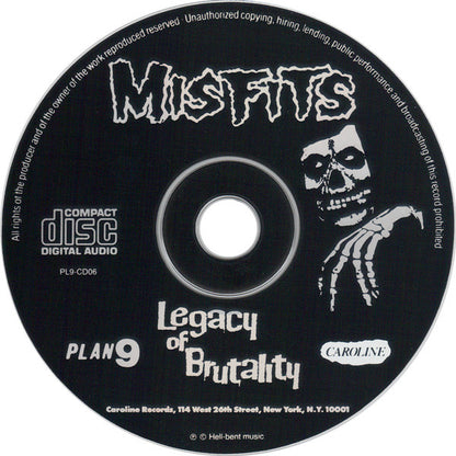 Misfits : Legacy Of Brutality (CD, Album, RE)