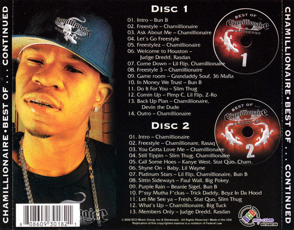 Chamillionaire : Best Of... Continued (2xCD, Comp)