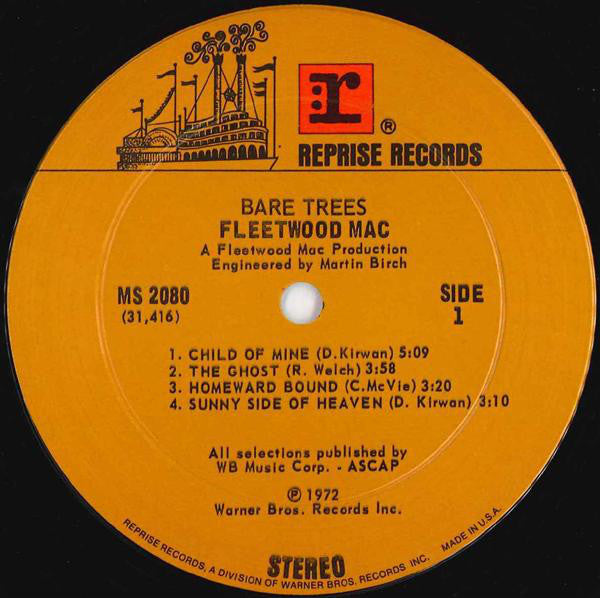 Fleetwood Mac : Bare Trees (LP, Album, Ter)